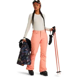 Clearance Pantalon Ski Backyard Peach Pink Femme Pantalon De Ski Femme|Pantalon De Ski