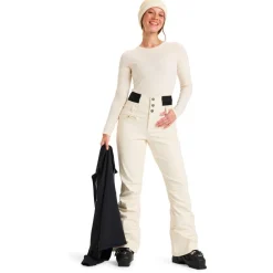 Hot Pantalon Ski Rising High Pant Buttercream Femme Pantalon De Ski Femme|Pantalon De Ski