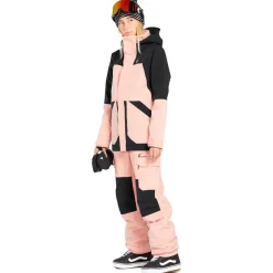 Discount Pantalon Ski Creston 3D Stretch Bib Overall Coral Haze Homme Pantalon De Ski|Pantalon De Ski Homme