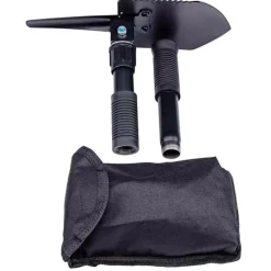 Best Pelle Pliante Pelle/Pioche De Camp Pliable + Etui Black Accessoires Bivouac