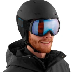 Pack Casque + Masque<Salomon Pioneer Lt Black Silver  + masque