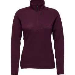 Hot Polaire Coefficient LT Quarter Zip Blackberry Femme Polaire Femme|Veste De Ski