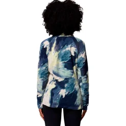 Polaire Femme|Veste De Ski<Columbia Polaire Glacial IV Print 1/2 Zip Everblue Snowflight