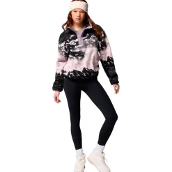 Veste De Ski|Polaire Homme<Columbia Polaire Helvetia II Printed Cropped Half Snap W Shale Purple Sisters Shale Purple