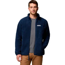 Polaire Homme|Veste De Ski<Columbia Polaire Rugged Ridge High Pile Full Zip Collegiate Navy