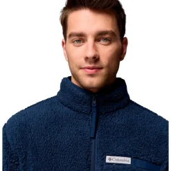 Polaire Homme|Veste De Ski<Columbia Polaire Rugged Ridge High Pile Full Zip Collegiate Navy