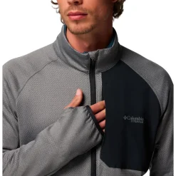 Polaire Homme|Veste De Ski<Columbia Polaire Triple Canyon Grid Fleece Fz II City Grey