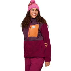 Sale Polaire Trico Hybrid Hooded Jacket W Blackberry And Jam Femme Polaire Femme|Veste De Ski
