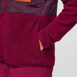 Sale Polaire Trico Hybrid Hooded Jacket W Blackberry And Jam Femme Polaire Femme|Veste De Ski