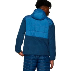 Discount Polaire Trico Hybrid Hooded Jacket Deep Sea Homme Polaire Homme|Veste De Ski