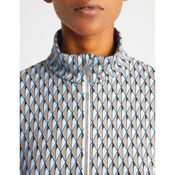 Polaire Femme|Veste De Ski<Fusalp Polaire Orion Print Diamant Oxygen Petit
