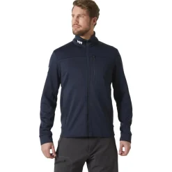 Outlet Polaire Crew Fleece Jacket Navy Homme Polaire Homme|Veste De Ski