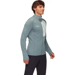 Veste De Ski|Polaire Homme<Mammut Polaire Taiss Light Ml Jacket Men Strata Silver Sage
