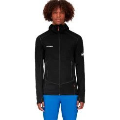 Online Polaire Taiss Light ML Hooded Jacket Black Homme Polaire Homme|Veste De Ski