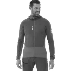 Sale Polaire Fusion Grid Hoodie Safran Deep Jungle Homme Veste De Ski|Polaire Homme