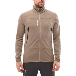 Veste De Ski|Polaire Homme<Millet Polaire Fusion Grid Jkt M Beige