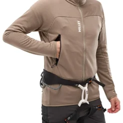Veste De Ski|Polaire Homme<Millet Polaire Fusion Grid Jkt M Beige