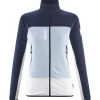 Polaire Femme|Veste De Ski<Millet Polaire Fusion Grid Jkt W Foggy Dew Saphir