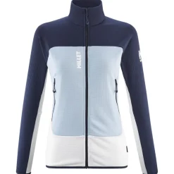 Polaire Femme|Veste De Ski<Millet Polaire Fusion Grid Jkt W Foggy Dew Saphir