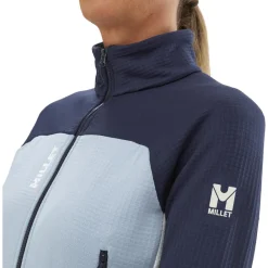 Polaire Femme|Veste De Ski<Millet Polaire Fusion Grid Jkt W Foggy Dew Saphir