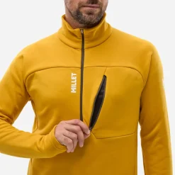 Sale Polaire Seneca Fleece Po Zip Safran Homme Polaire Homme|Veste De Ski