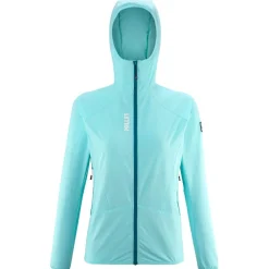 Hot Polaire Trilogy Icon Hoodie W Aruba Blue Femme Polaire Femme|Veste De Ski