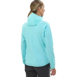 Hot Polaire Trilogy Icon Hoodie W Aruba Blue Femme Polaire Femme|Veste De Ski