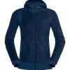 Sale Polaire Falketind Alpha120 Zip Hood W's Indigo Night Femme Veste De Ski|Polaire Femme
