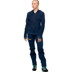 Sale Polaire Falketind Alpha120 Zip Hood W's Indigo Night Femme Veste De Ski|Polaire Femme