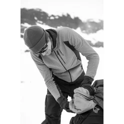 Polaire Homme|Veste De Ski<Norrona Polaire Falketind Alpha 120 Zip Hood Caviar