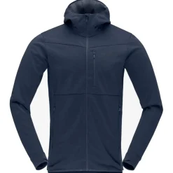 Hot Polaire Falketind Warm2 Octa Hood M's Indigo Night Homme Polaire Homme|Veste De Ski