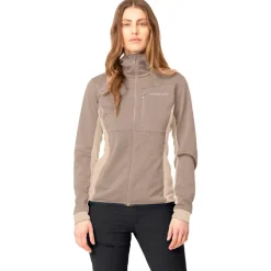 Sale Polaire  Falketind Warm2 Octa Hood W's Winter Twig Femme Polaire Femme|Veste De Ski