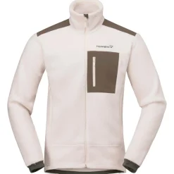 Polaire Homme|Veste De Ski<Norrona Polaire Trollveggen Warm 3 Jacket M's Whisper White