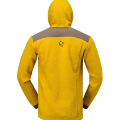 Best Polaire Trollveggen Warm 3 Zip Hood M's Golden Palm Homme Polaire Homme|Veste De Ski