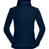 Polaire Femme|Veste De Ski<Norrona Polaire Women's Falketind Warmwool2 Stretch Zip Hood Indigo Night