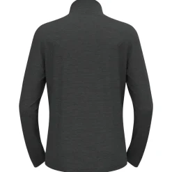 Polaire Homme|Veste De Ski<Odlo Polaire Roy Mid Layer 1/2 Zip Shale Grey Black Stripes