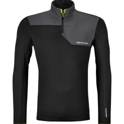 Veste De Ski|Polaire Homme<Ortovox Polaire Fleece Light Zip Neck M Black Raven