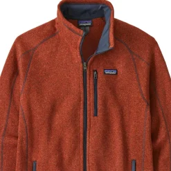 Polaire M's Better Sweater Jkt Burnished Red Homme Polaire Homme|Veste De Ski