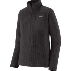 Online Polaire M's R1 Air Zip Neck Black Homme Veste De Ski|Polaire Homme