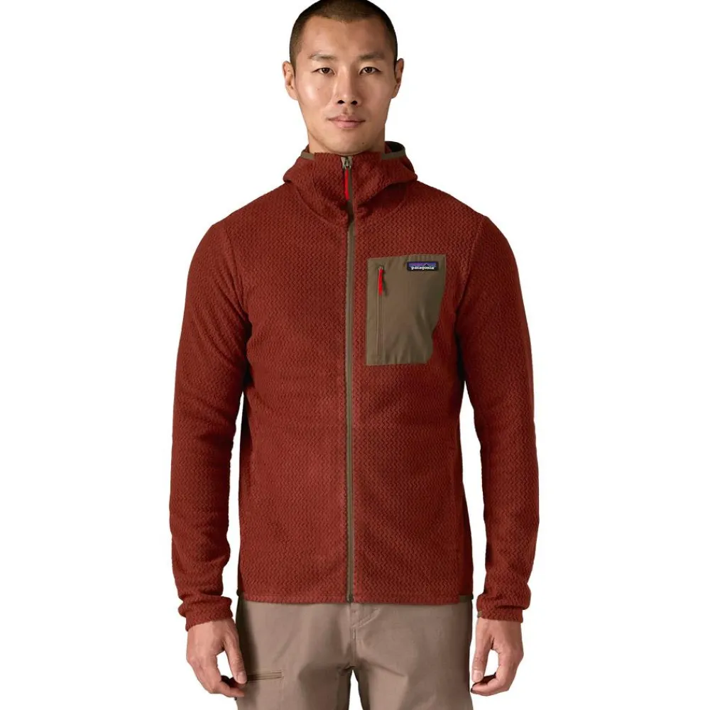 Outlet Polaire M's R1 Air Full Zip Hoody Dried Vanilla Homme Veste De Ski|Polaire Homme