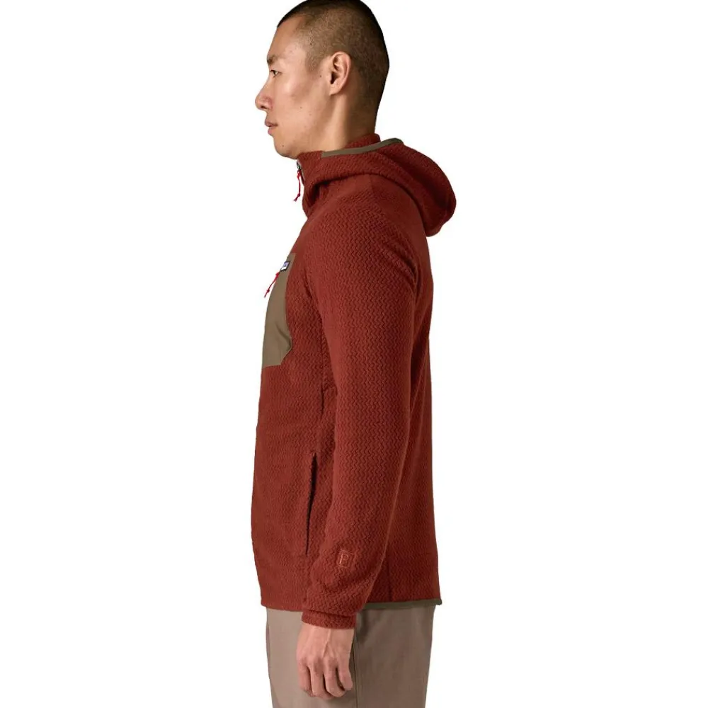 Outlet Polaire M's R1 Air Full Zip Hoody Dried Vanilla Homme Veste De Ski|Polaire Homme