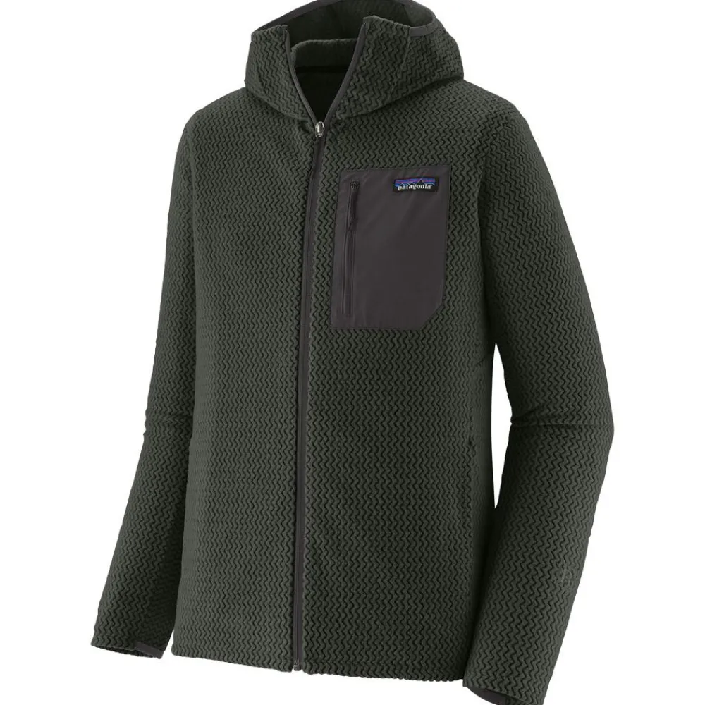 Polaire Homme|Veste De Ski<Patagonia Polaire M's R1 Air Full Zip Hoody Old Growth Green