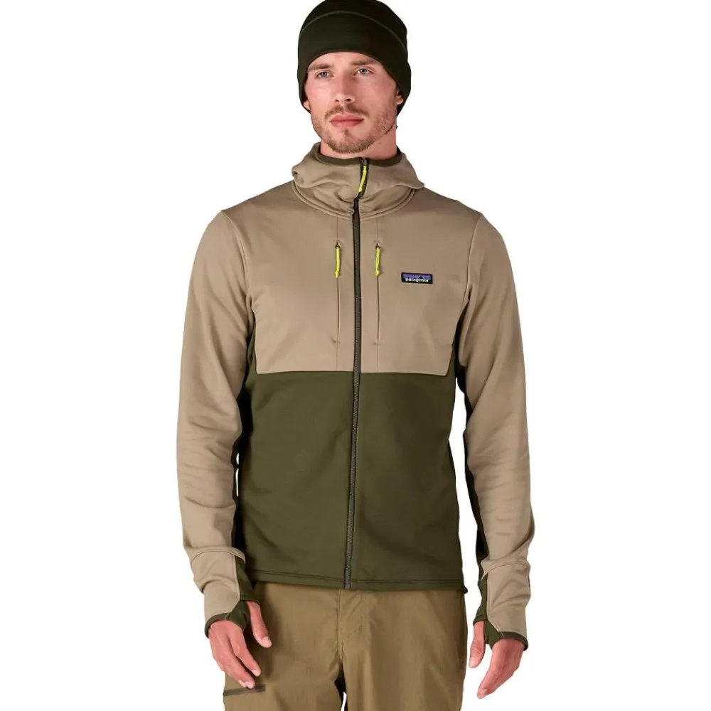 Polaire Homme|Veste De Ski<Patagonia Polaire M's R1 Thermal Full-Zip Hoody Seabird Grey