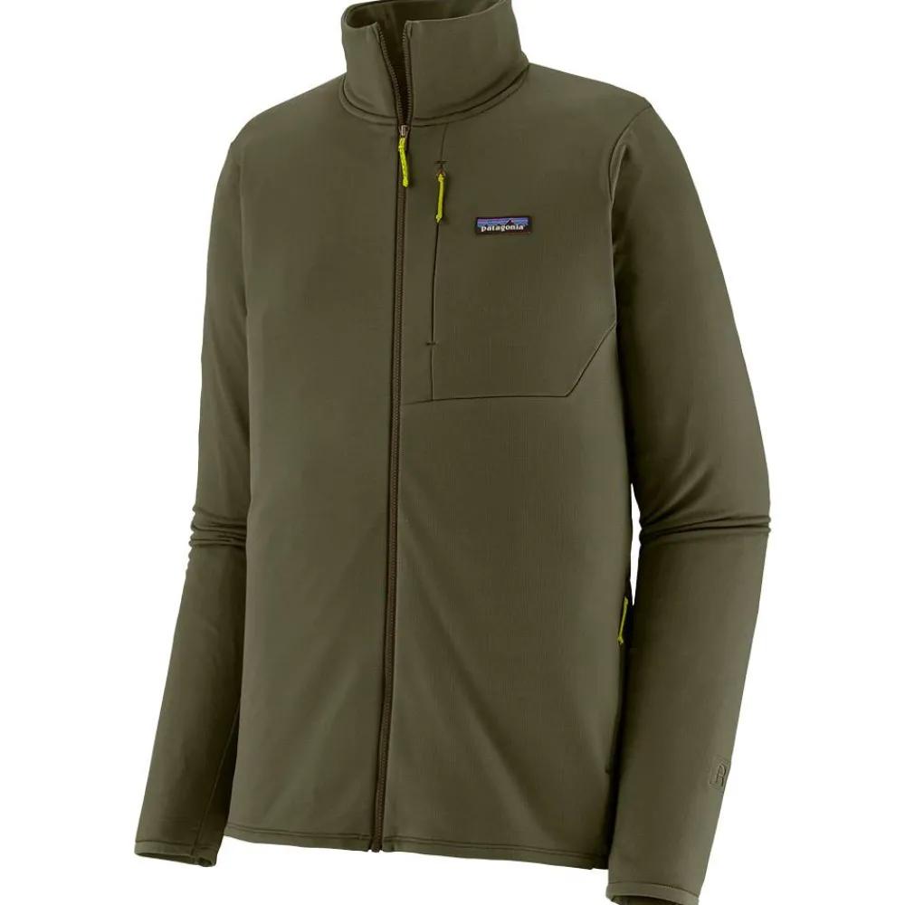 Clearance Polaire M's R1 Thermal Jkt Pine Needle Green Homme Polaire Homme