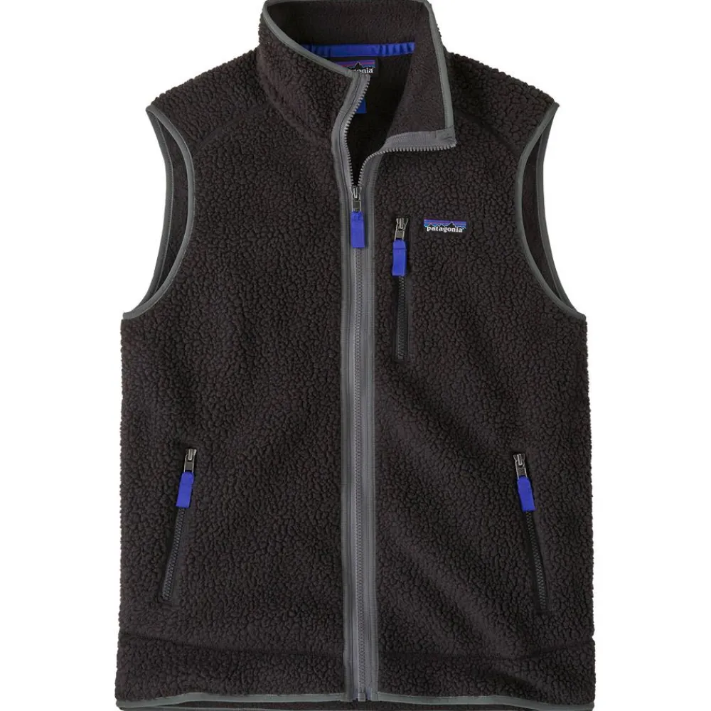 Polaire Homme|Veste De Ski<Patagonia Polaire M's Retro Pile Vest Black Forge Grey