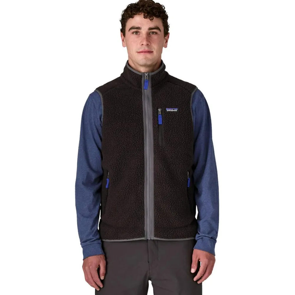Polaire Homme|Veste De Ski<Patagonia Polaire M's Retro Pile Vest Black Forge Grey