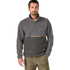 Veste De Ski|Polaire Homme<Patagonia Polaire M's Retro Pile 1/2 Snap Pullover Forge Grey