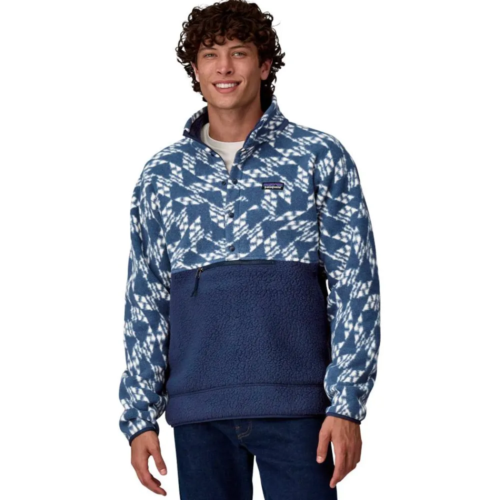 Sale Polaire M's Retro Pile 1/2 Snap Pullover New Navy Homme Polaire Homme|Veste De Ski