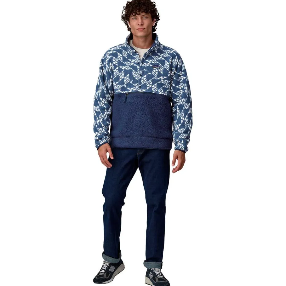 Sale Polaire M's Retro Pile 1/2 Snap Pullover New Navy Homme Polaire Homme|Veste De Ski
