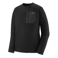 Polaire Men's R1 Air Crew Black Homme Veste De Ski|Polaire Homme